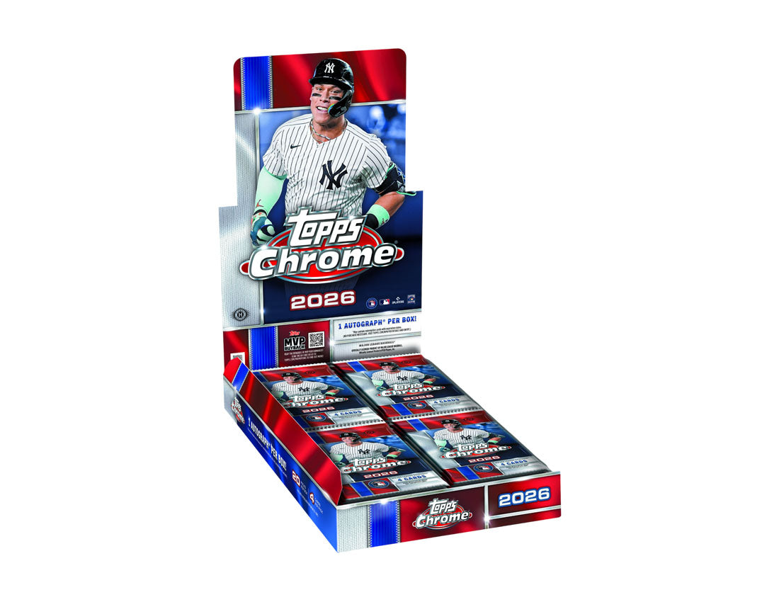 26-chrome-bb-hobby.jpg 2026 Topps Chrome Baseball Hobby Box (Presale 7/22) - Image 1