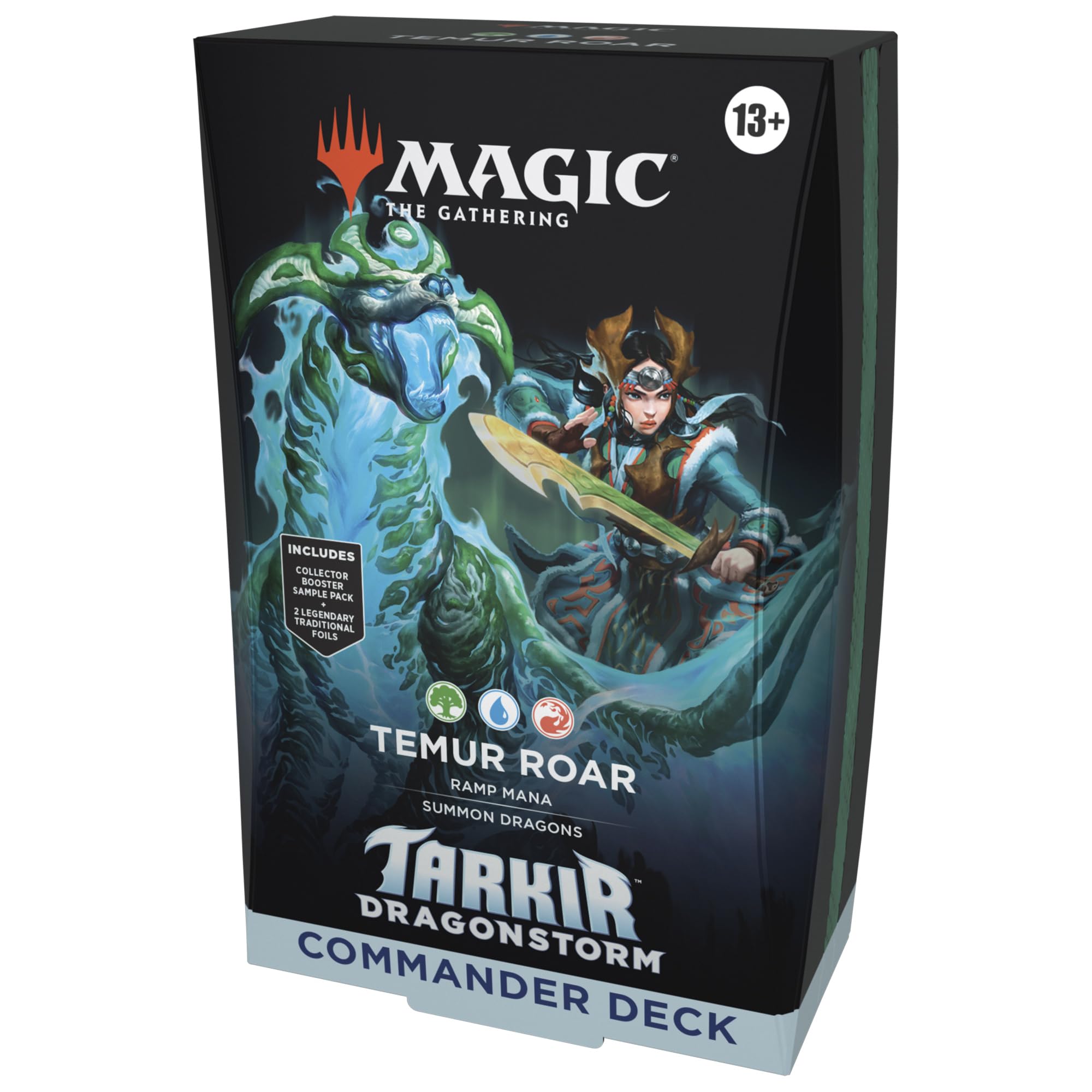 715x0I7cvAL.jpg Magic: The Gathering Tarkir: Dragonstorm Commander Deck - Temur Roar - Image 1