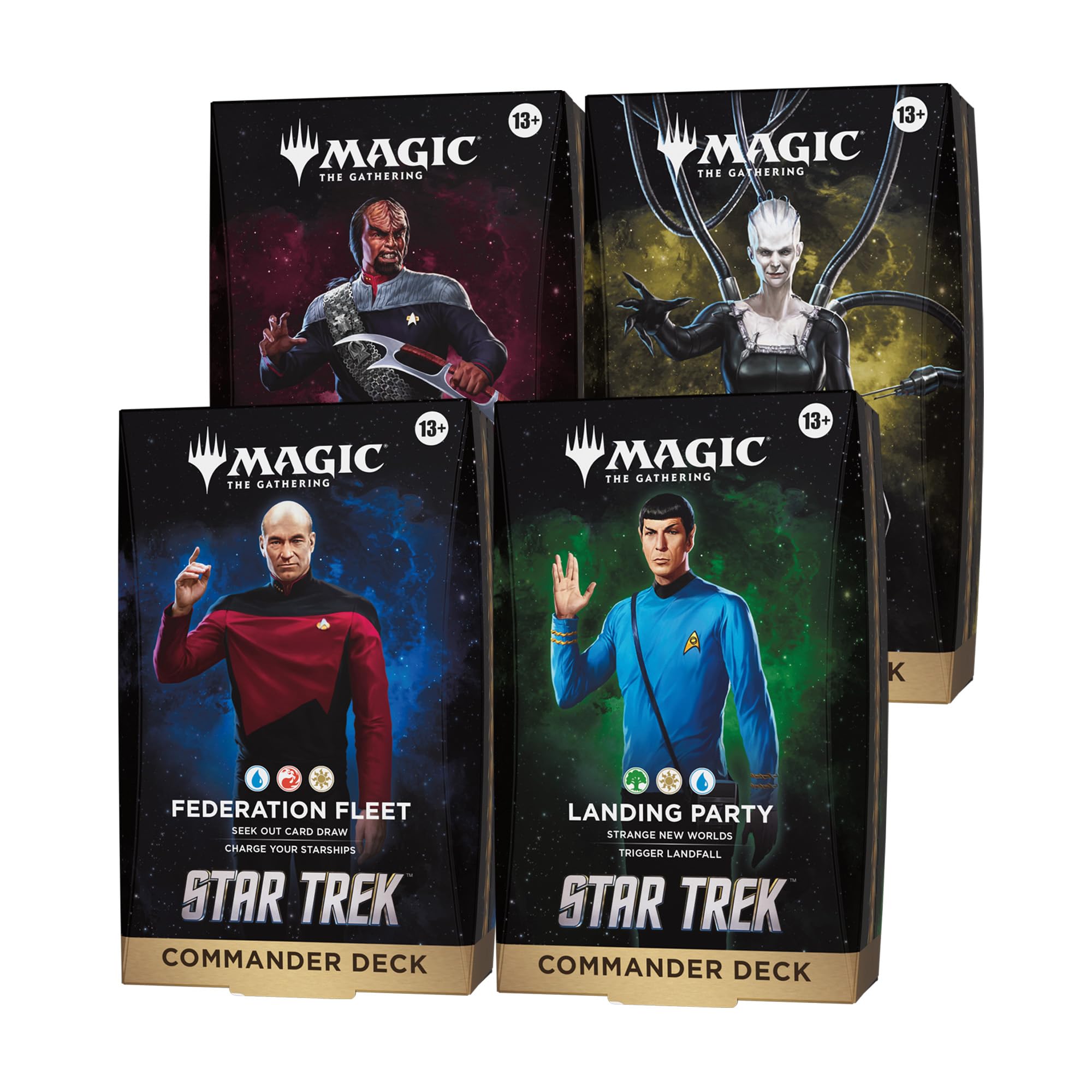 81gtST2FCPL.jpg Magic: The Gathering | Star Trek Commander Deck Bundle - Image 1